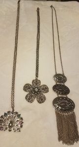 3 for $8 Long chain necklaces